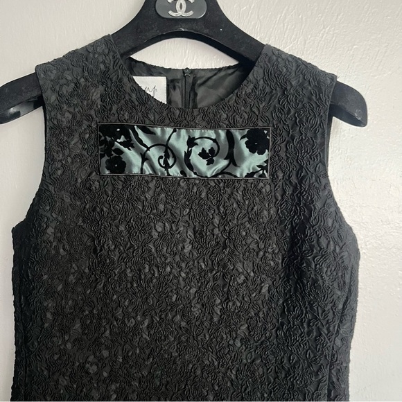 Moschino Cheap and Chic Vintage 90s Brocade Cocktail Dress Size 4 - Picture 7 of 15